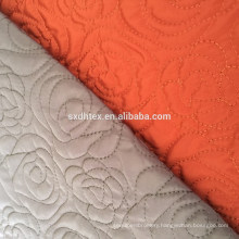 100% polyester ,embroidery fabric for quilting, quilted fabric for down coat,jacket and garment